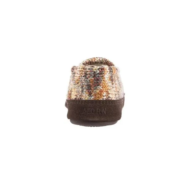 Acorn Moc Slippers Sunset Cable Knit - Women's