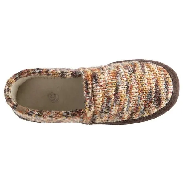 Acorn Moc Slippers Sunset Cable Knit - Women's