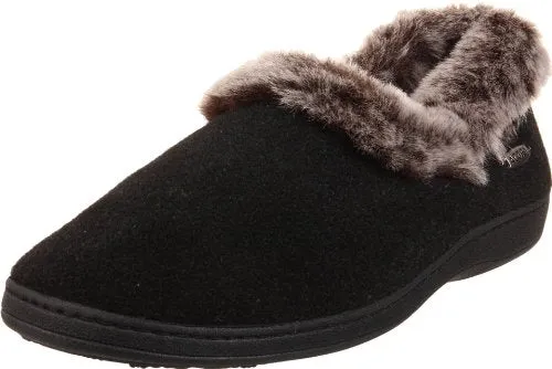 Acorn Women's Chinchilla Collar Slippers