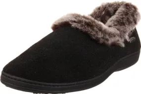 Acorn Women's Chinchilla Collar Slippers