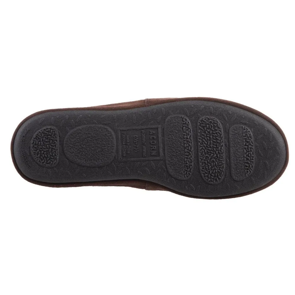 Acorn Women's Forest Bootie Slippers- Navy Moose