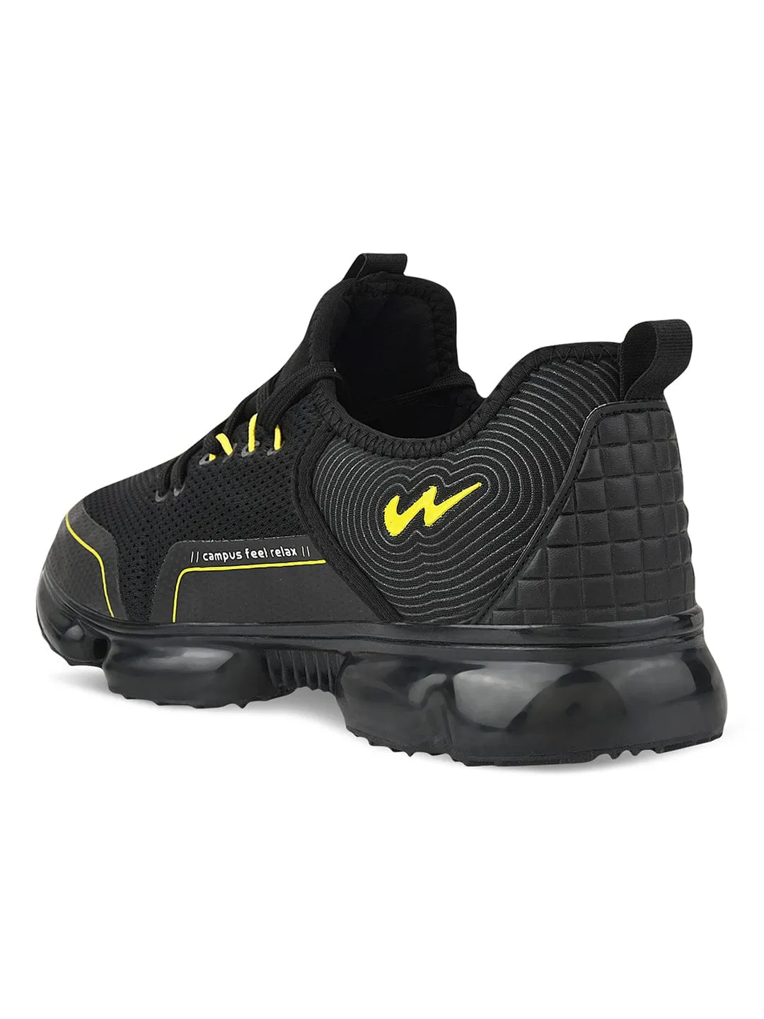 AIR-KING Black Men's Running Shoes