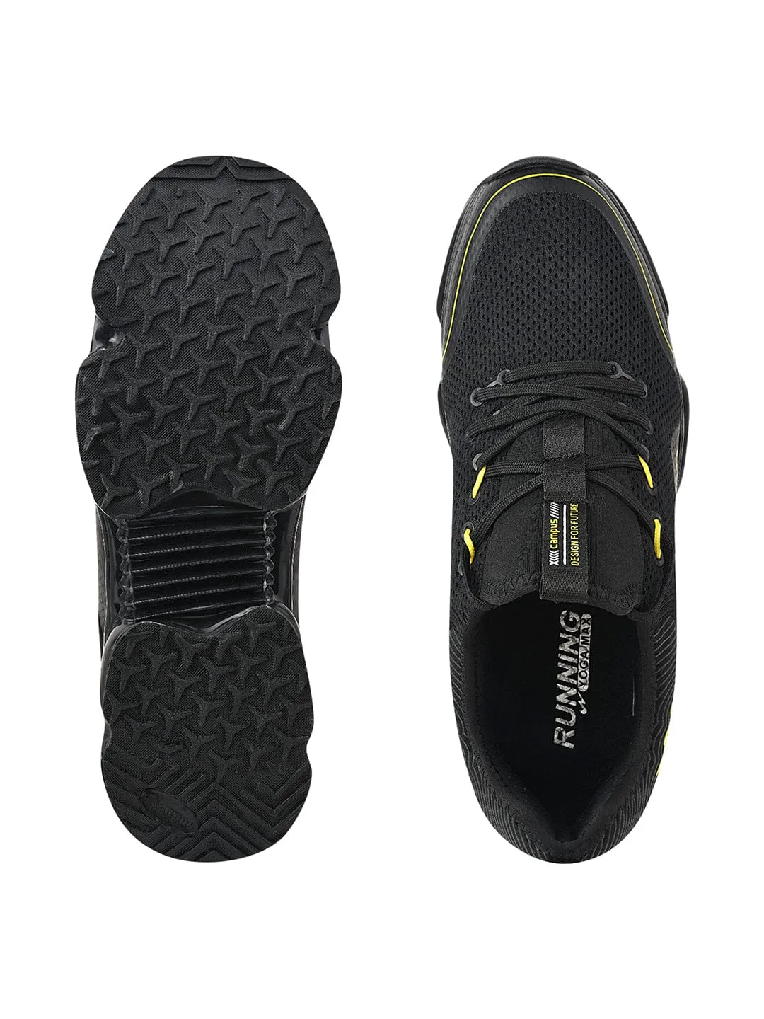 AIR-KING Black Men's Running Shoes