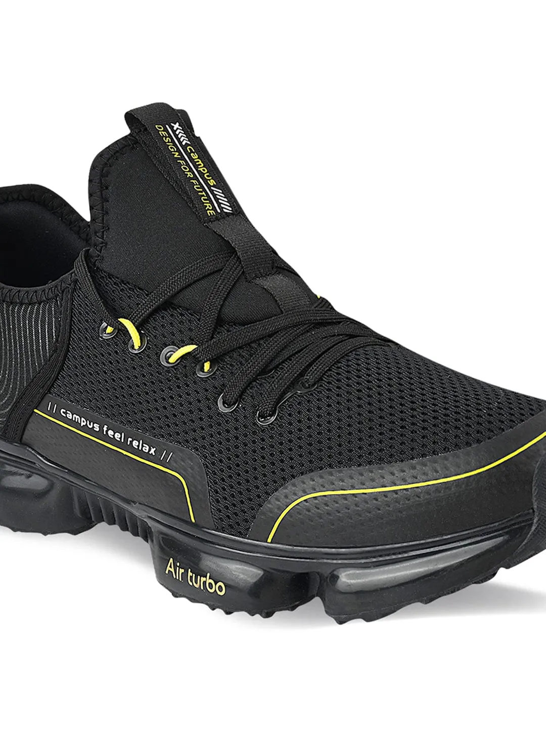 AIR-KING Black Men's Running Shoes