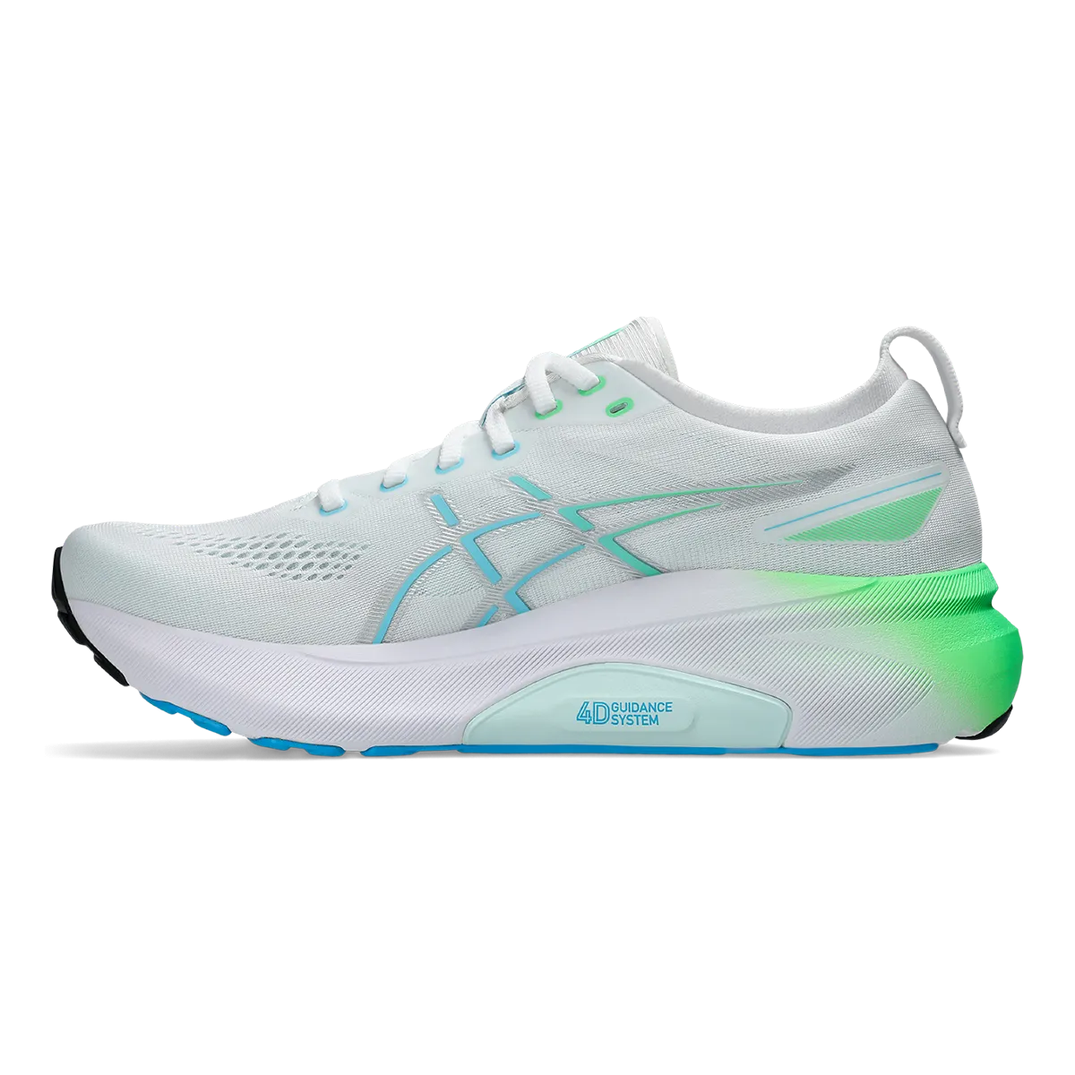 Asics Gel Kayano 31 - White - Bright Cyan