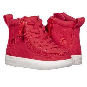 Billy Footwear (Toddlers) WDR Fit - High Top DR Red Canvas Shoes CLEARANCE
