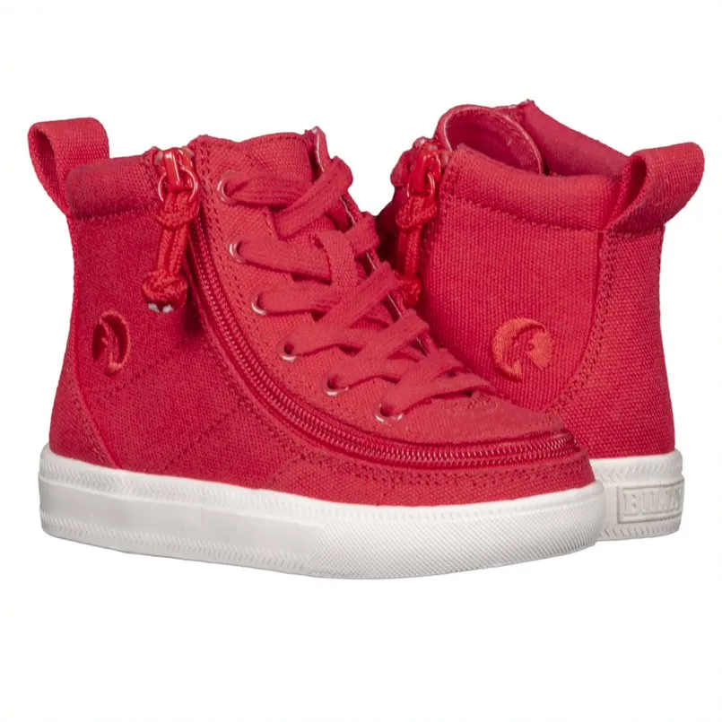 Billy Footwear (Toddlers) WDR Fit - High Top DR Red Canvas Shoes CLEARANCE