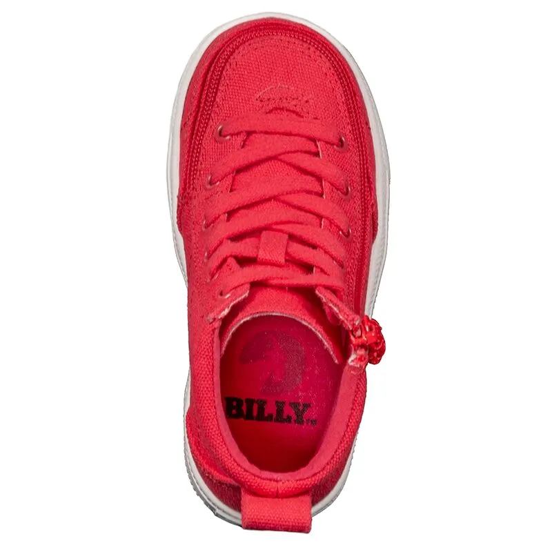 Billy Footwear (Toddlers) WDR Fit - High Top DR Red Canvas Shoes CLEARANCE