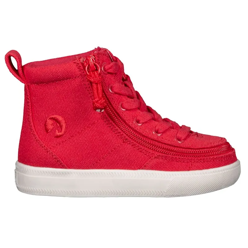 Billy Footwear (Toddlers) WDR Fit - High Top DR Red Canvas Shoes CLEARANCE