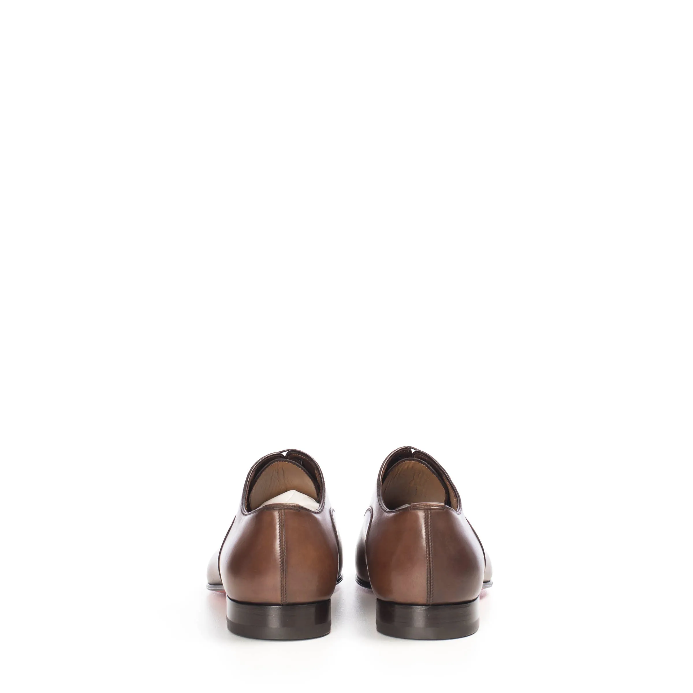 Brown Patinated Leather Greggo Oxford Shoes