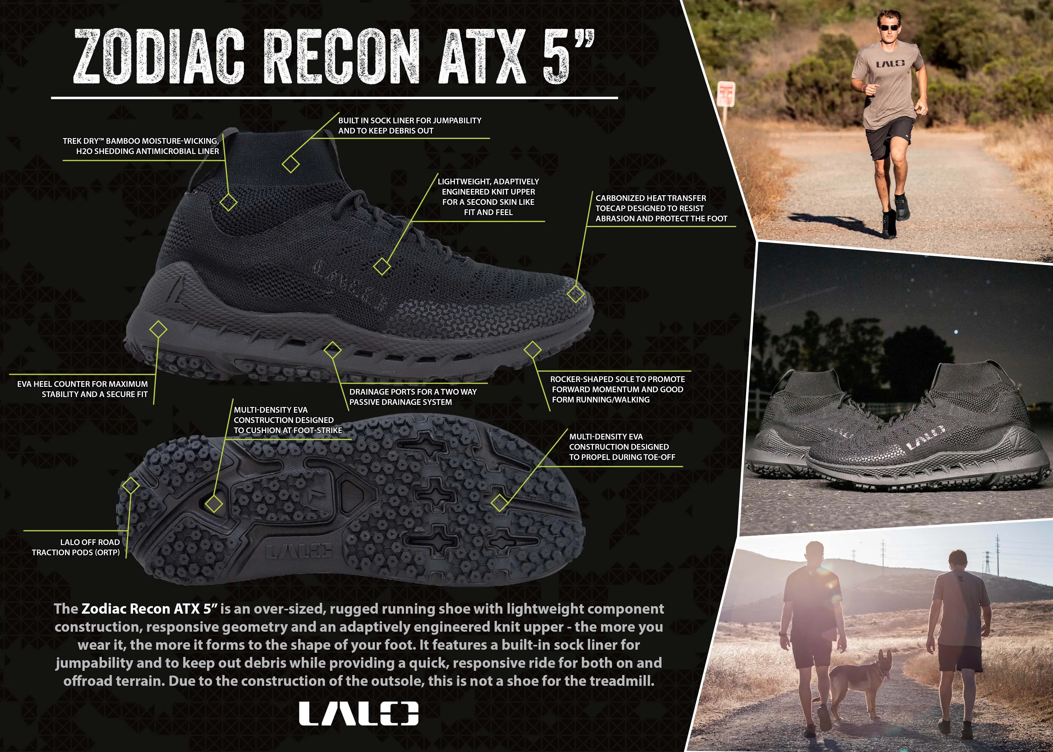 BUD/S ZODIAC RECON ATX 5" Black Ops