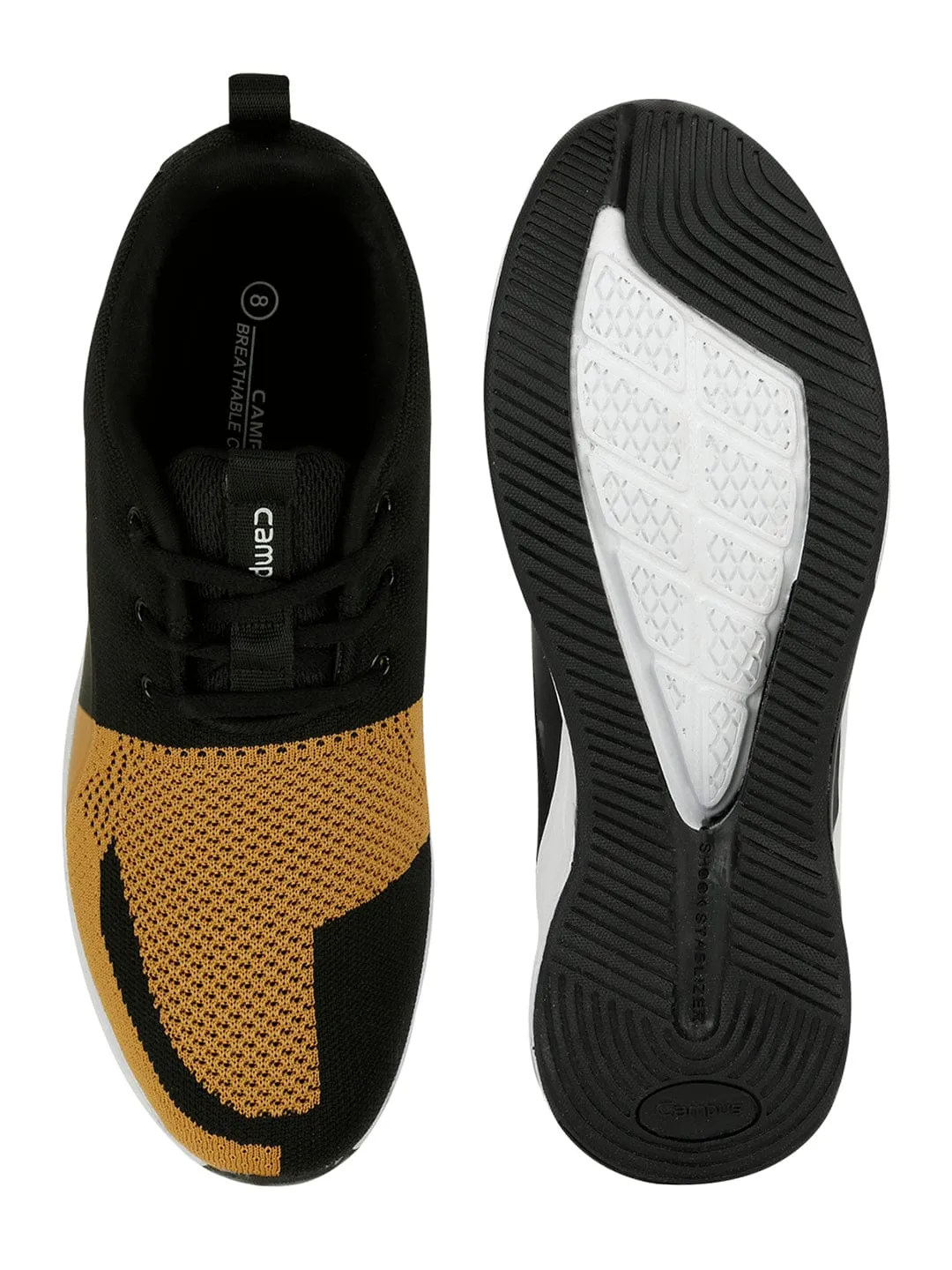 CALIFORNIA Yellow Men's Running Shoes