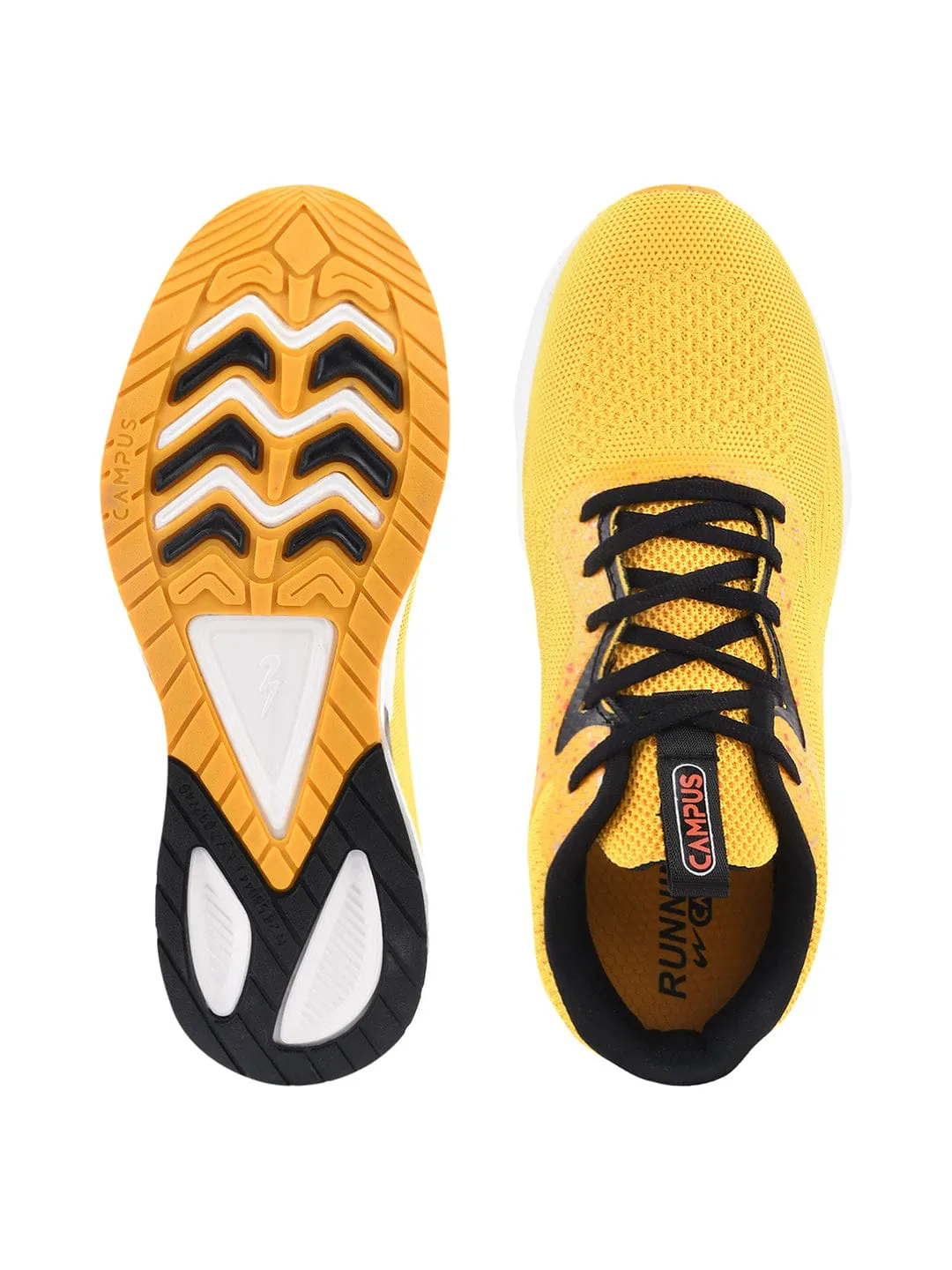 CAMP BONZAI Yellow Men's Running Shoes