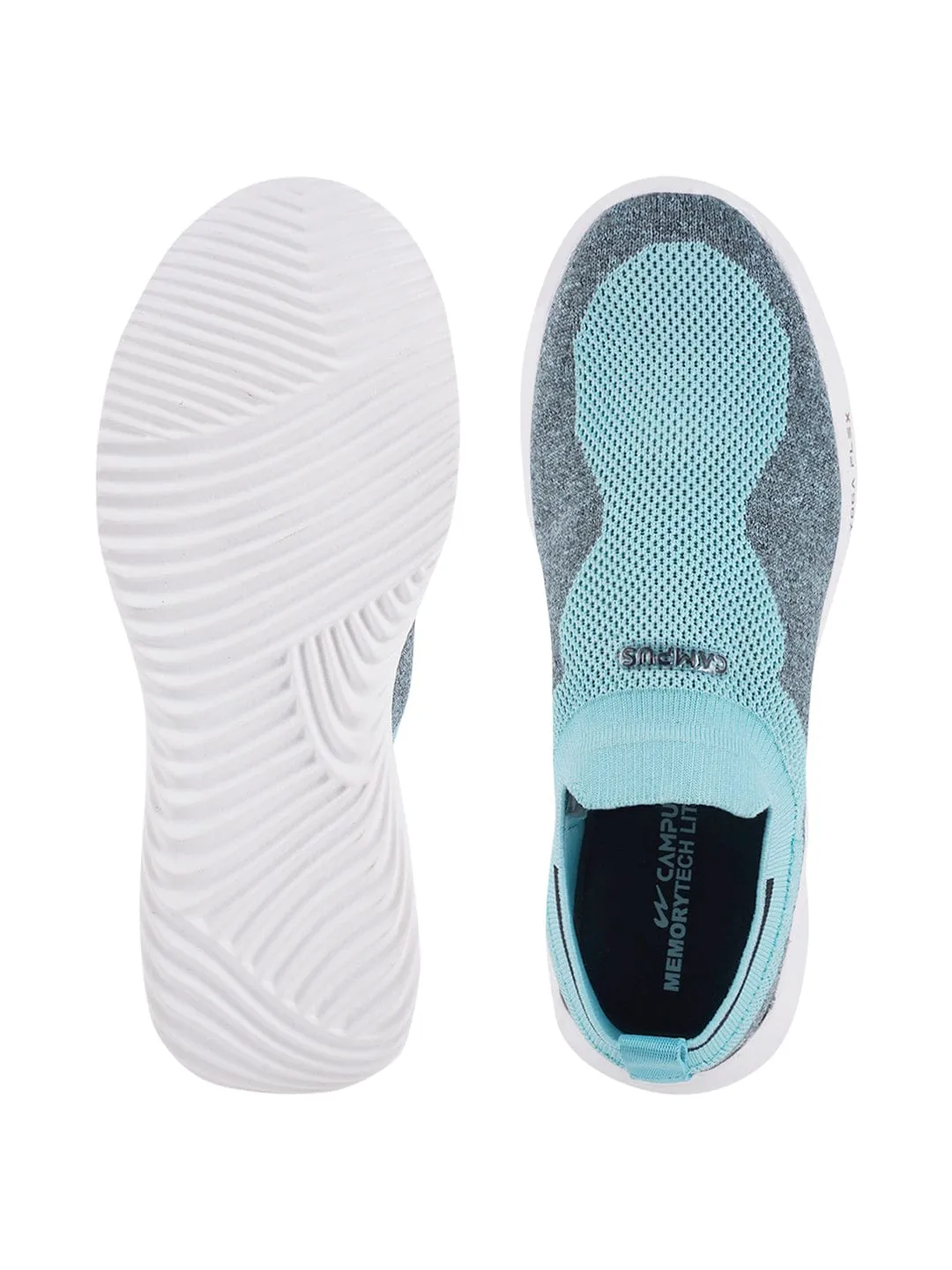 CAMP CALLIE Blue Women's Slip-ons