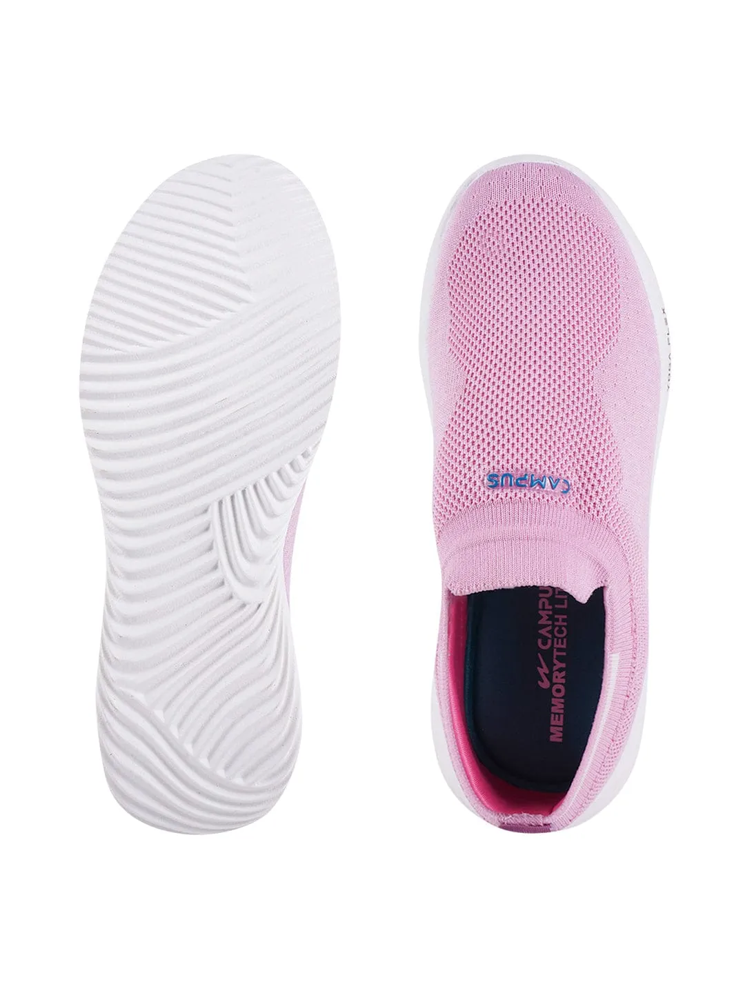CAMP CALLIE Pink Women's Slip-ons