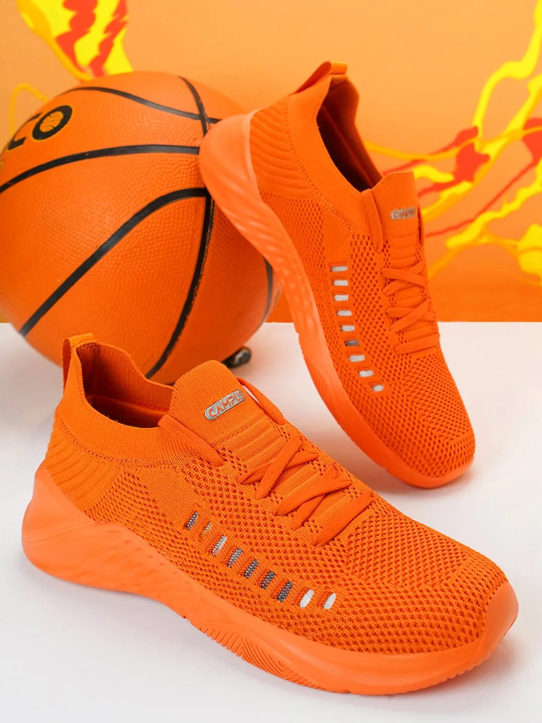 CAMP-FLEEK Orange Women's Running Shoes