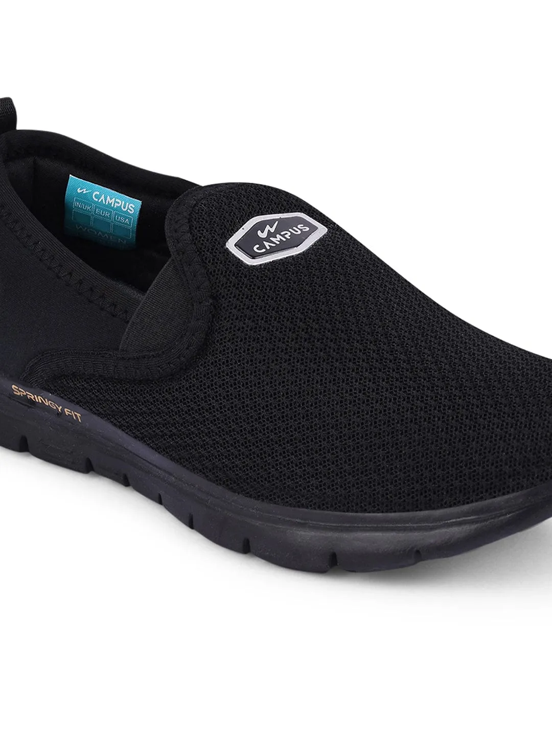CAMP STANLE Black Women's Slip-ons