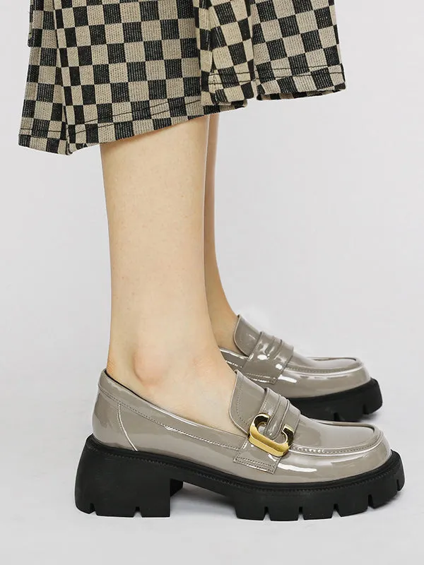 Chicmy-Round-Toe Split-Joint Loafers