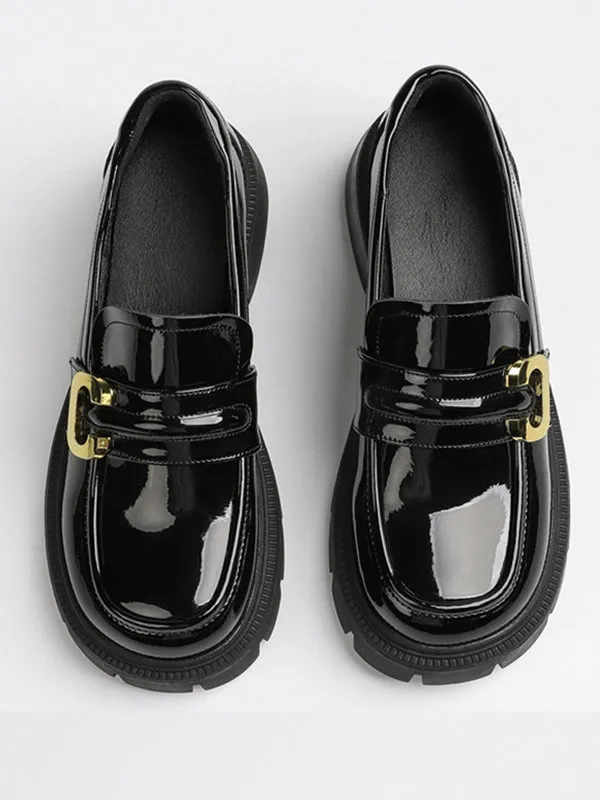 Chicmy-Round-Toe Split-Joint Loafers