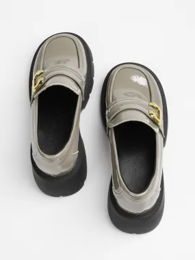 Chicmy-Round-Toe Split-Joint Loafers