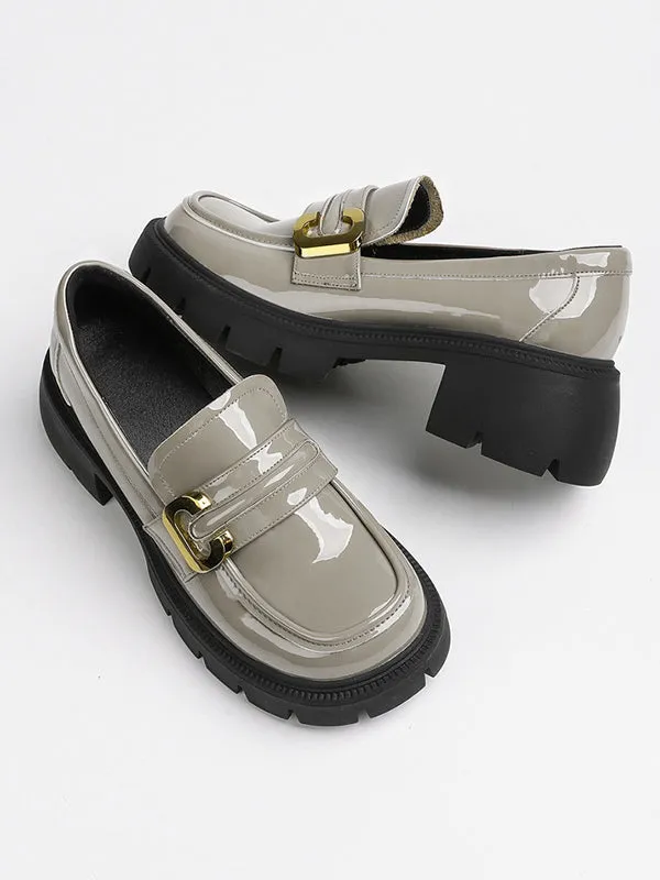 Chicmy-Round-Toe Split-Joint Loafers