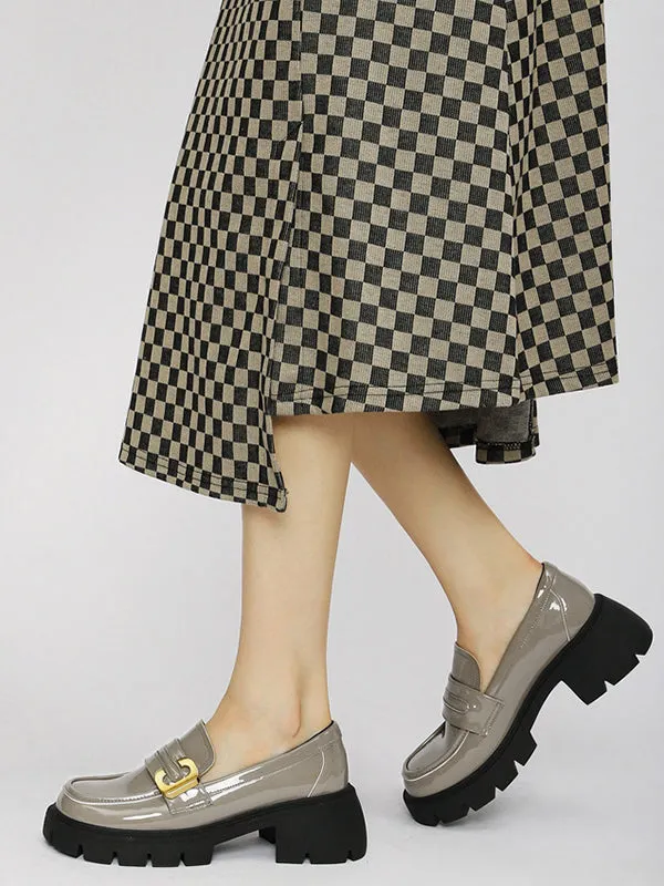 Chicmy-Round-Toe Split-Joint Loafers