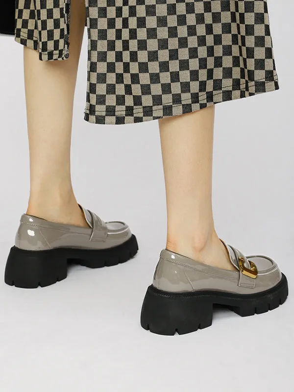 Chicmy-Round-Toe Split-Joint Loafers