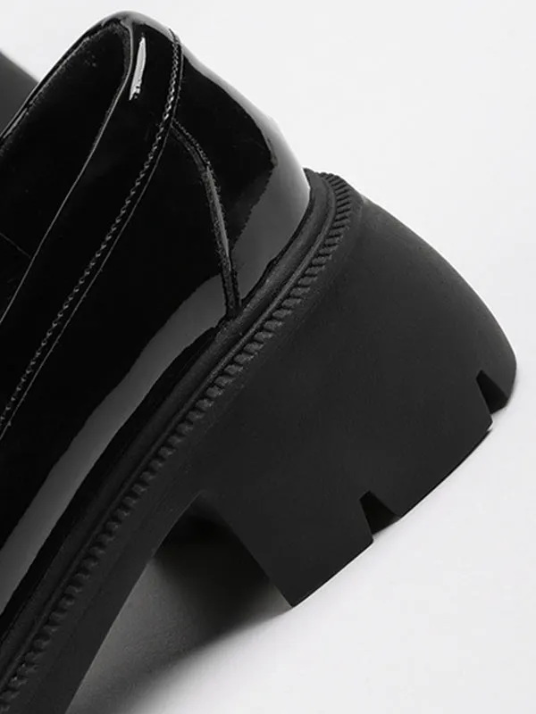 Chicmy-Round-Toe Split-Joint Loafers
