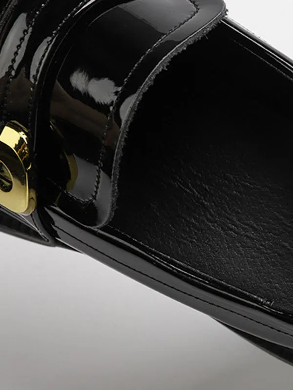 Chicmy-Round-Toe Split-Joint Loafers