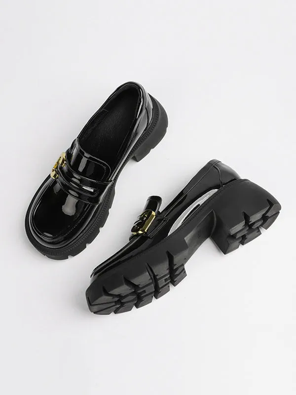 Chicmy-Round-Toe Split-Joint Loafers