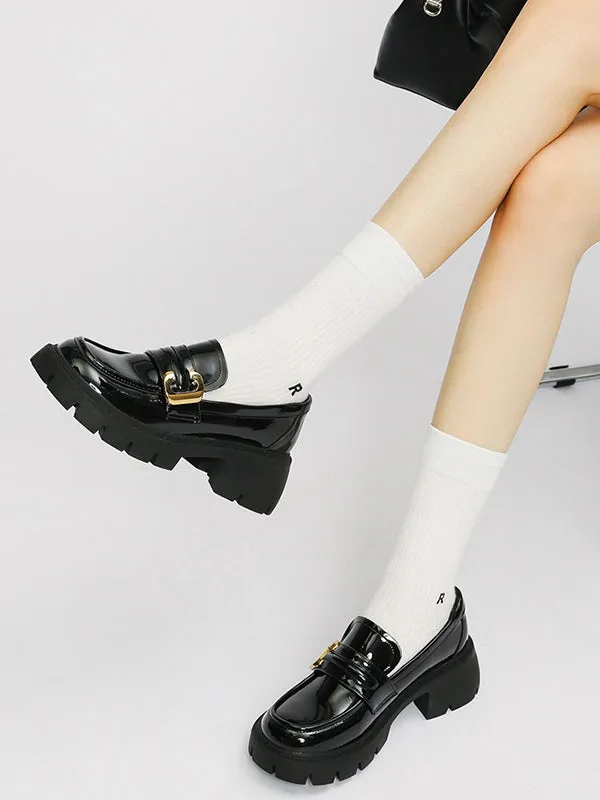 Chicmy-Round-Toe Split-Joint Loafers