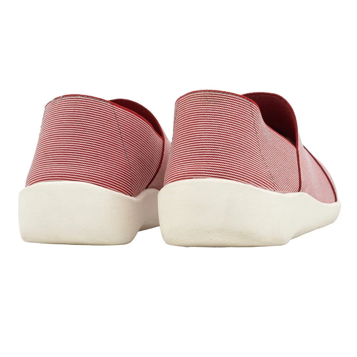 Clarks Cloud Steppers Sillian Loafers Fabric Red Colour For Women