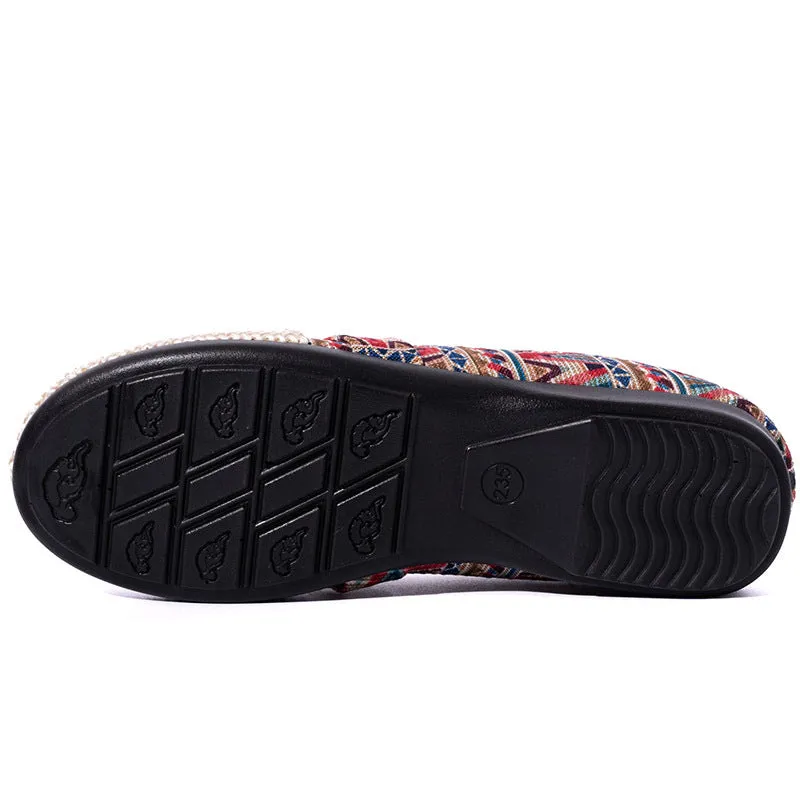 Comelyy Women's Vintage Slip On Shallow Loafers