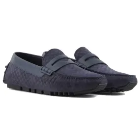 Emporio Armani Leather Driving Loafers