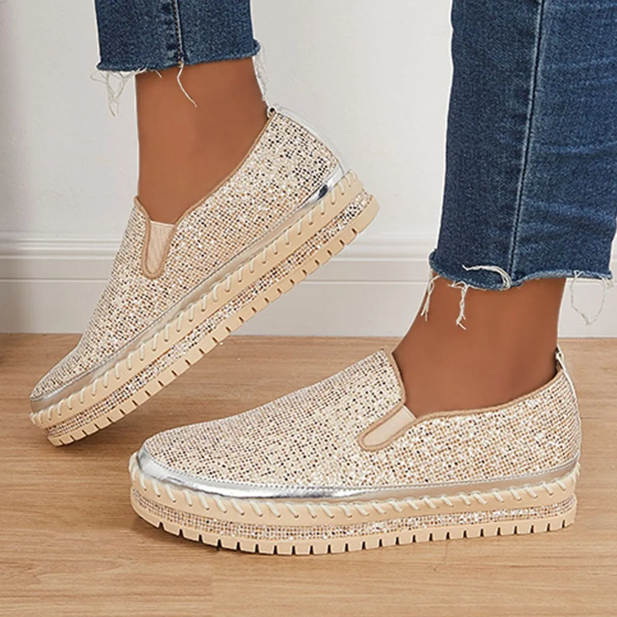 Fashion Sparkly Sneakers for Women