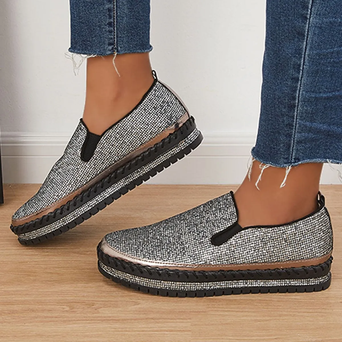 Fashion Sparkly Sneakers for Women