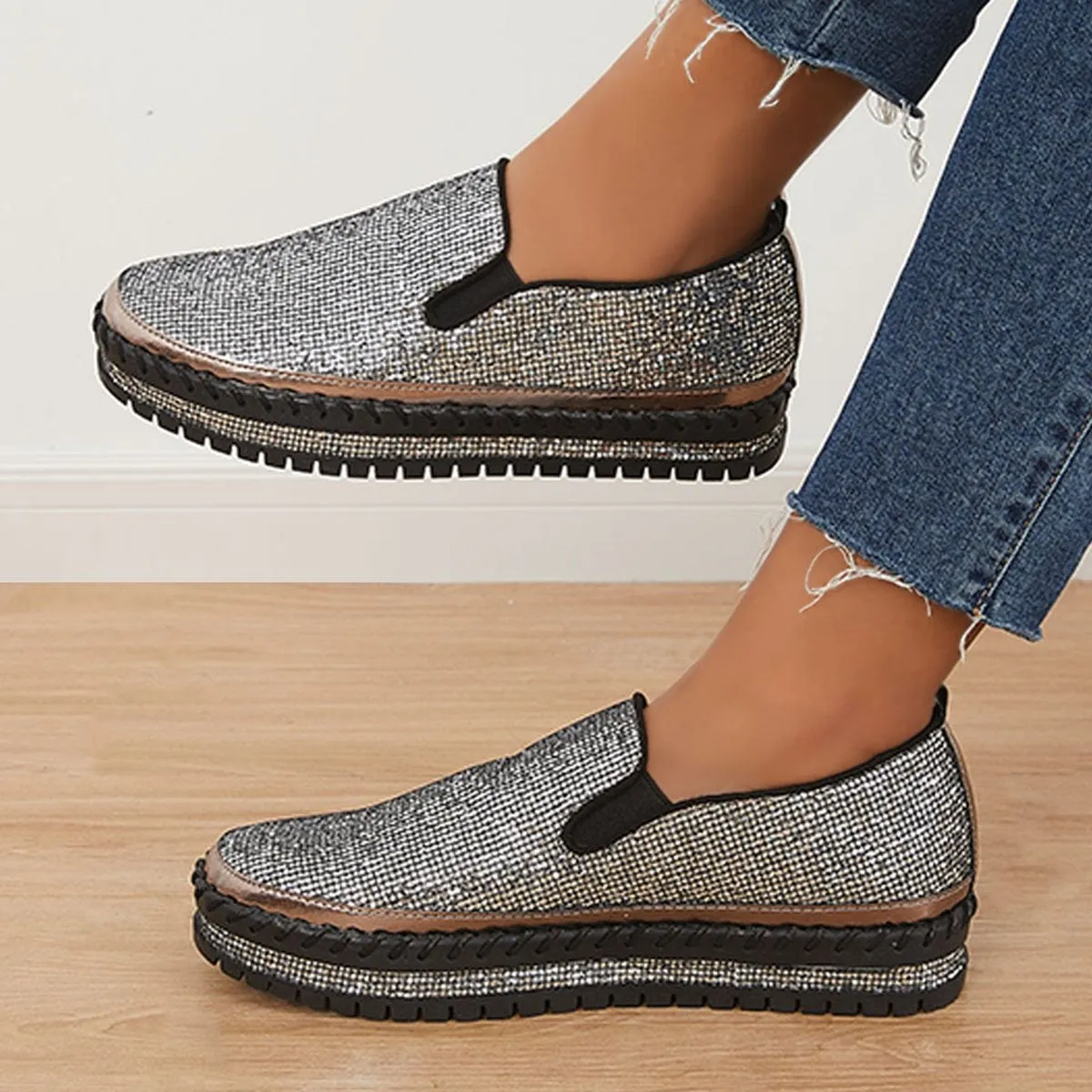 Fashion Sparkly Sneakers for Women