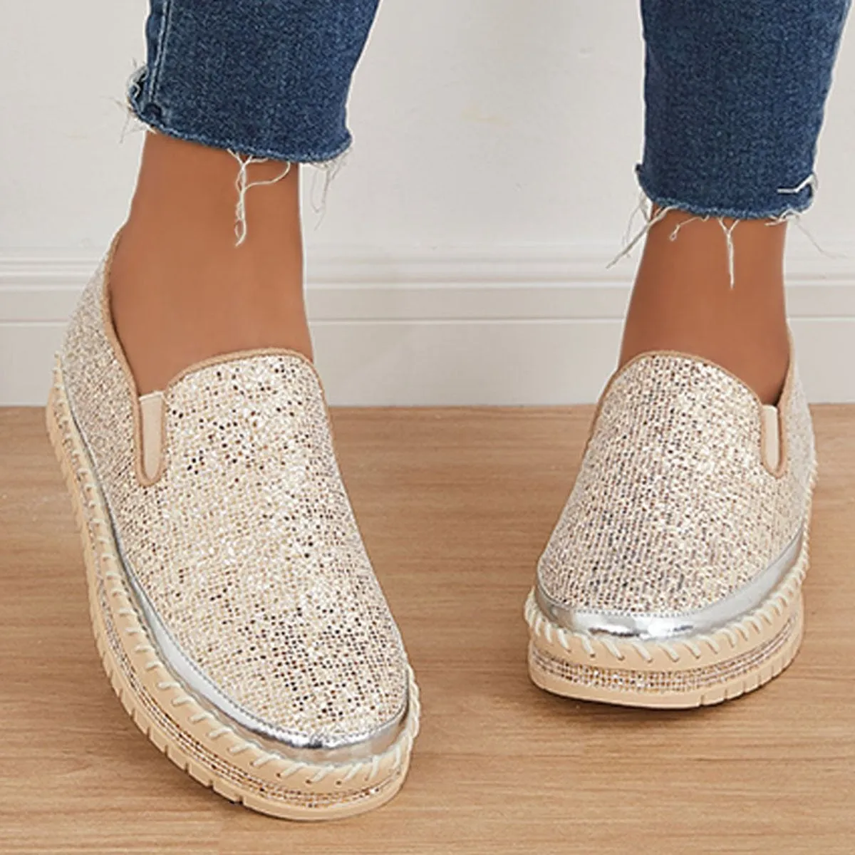 Fashion Sparkly Sneakers for Women