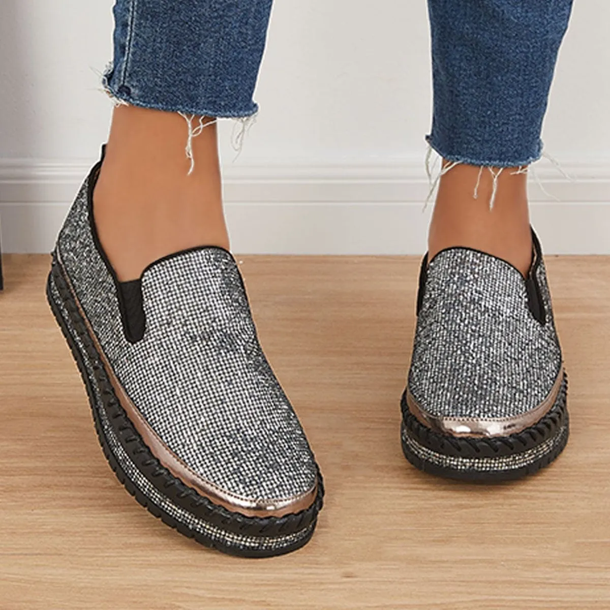Fashion Sparkly Sneakers for Women
