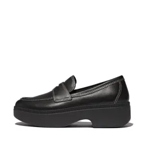 FitFlop x Song Hye Kyo <br>F-LUMA Contrast-Stitch Demi-Wedge Loafers