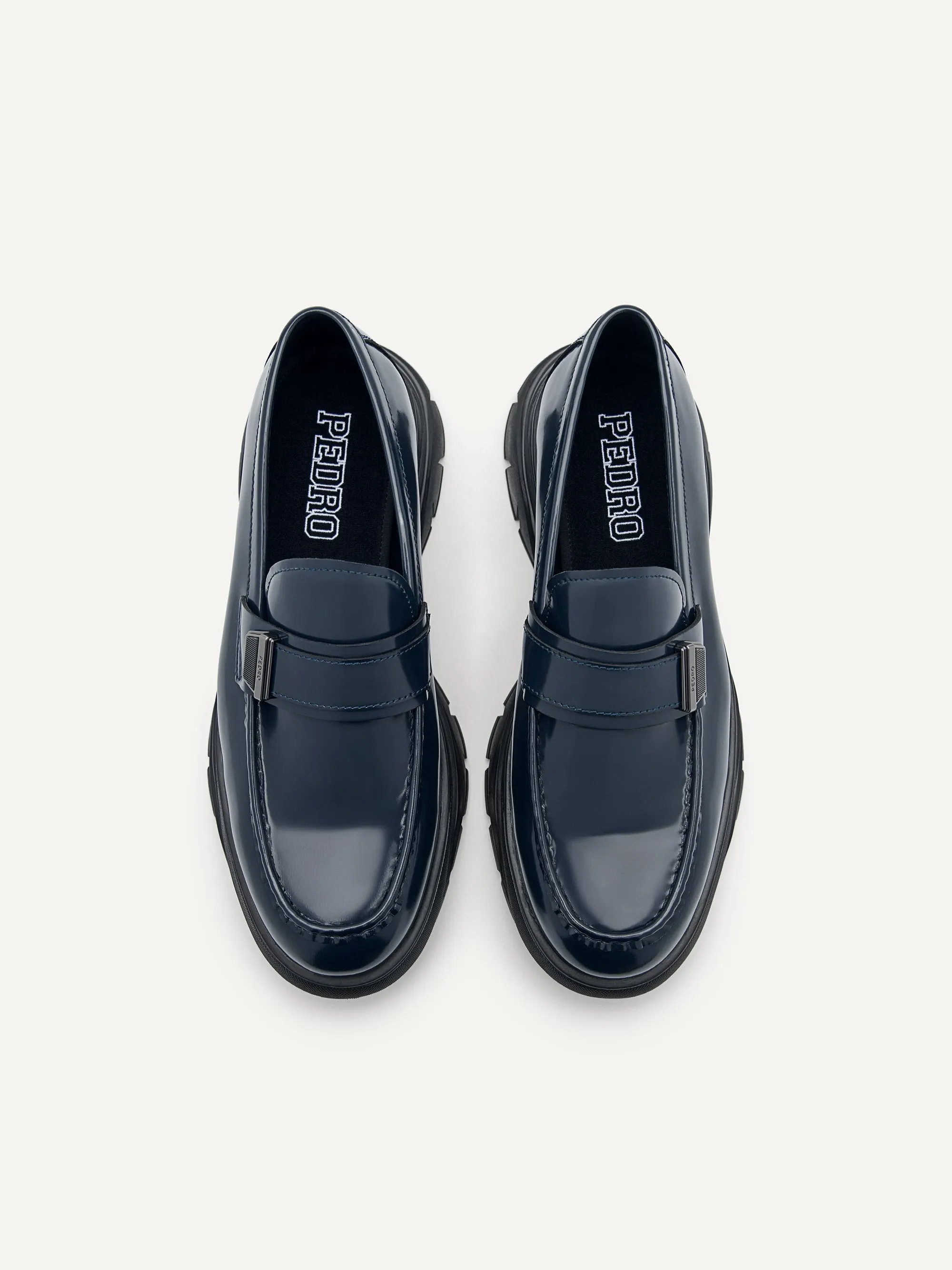 Hybrix Leather Loafers
