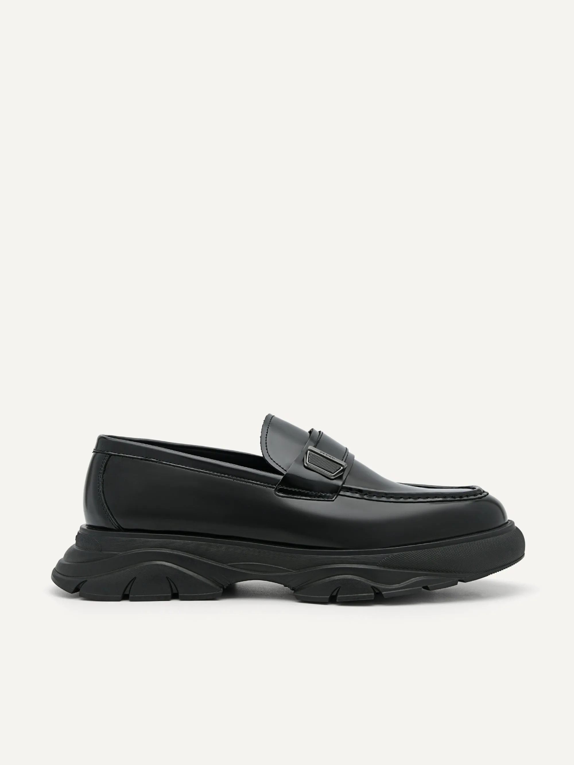 Hybrix Leather Loafers