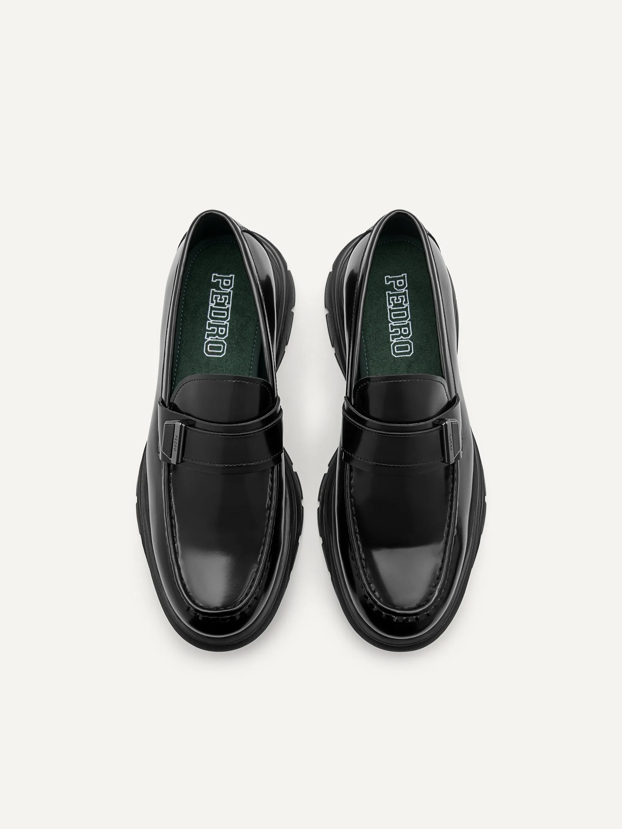Hybrix Leather Loafers