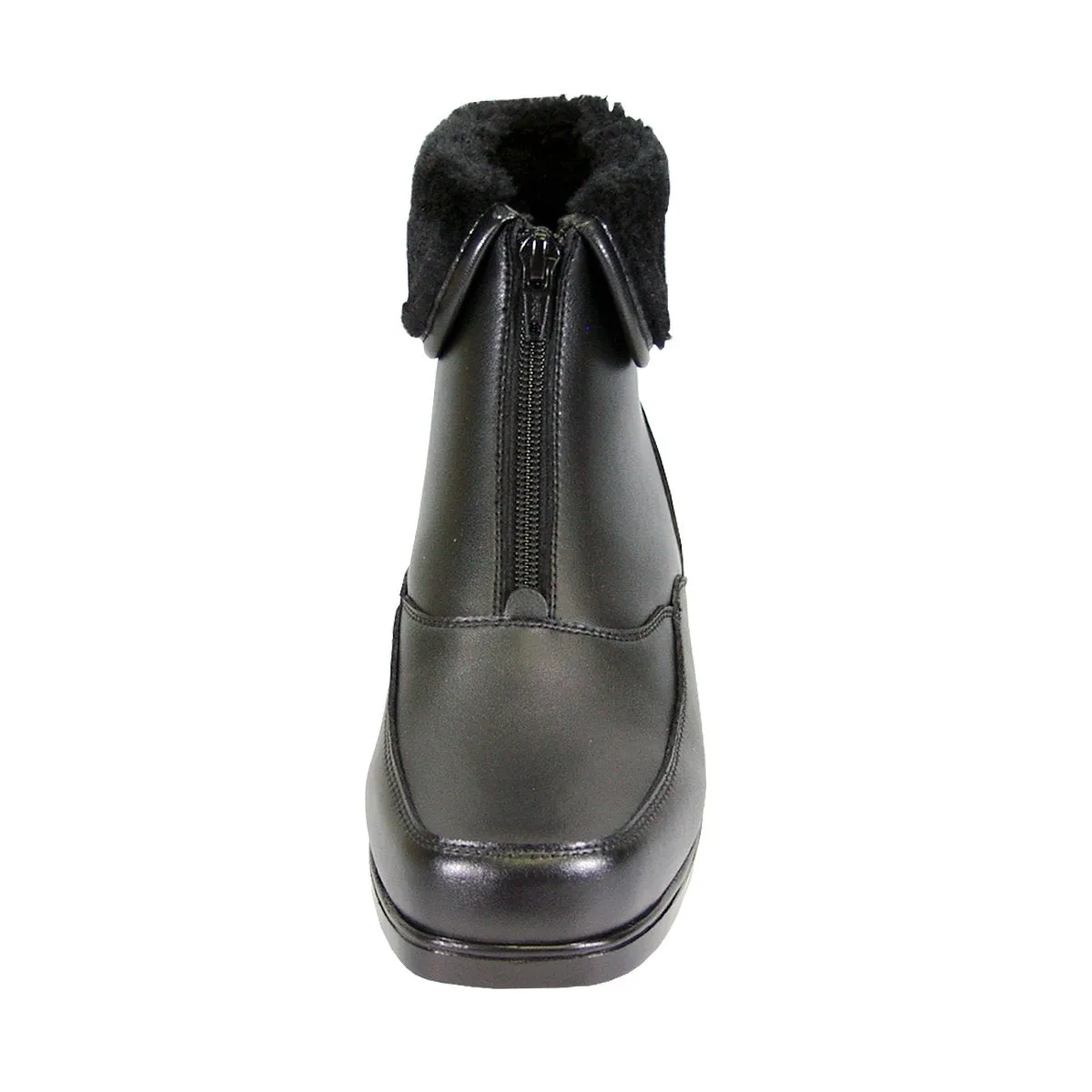 PEERAGE Megan Women's Wide Width Leather Booties