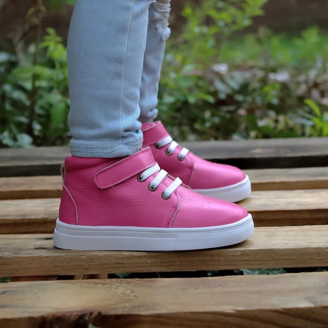 Pinky Promise High Top Sneaks