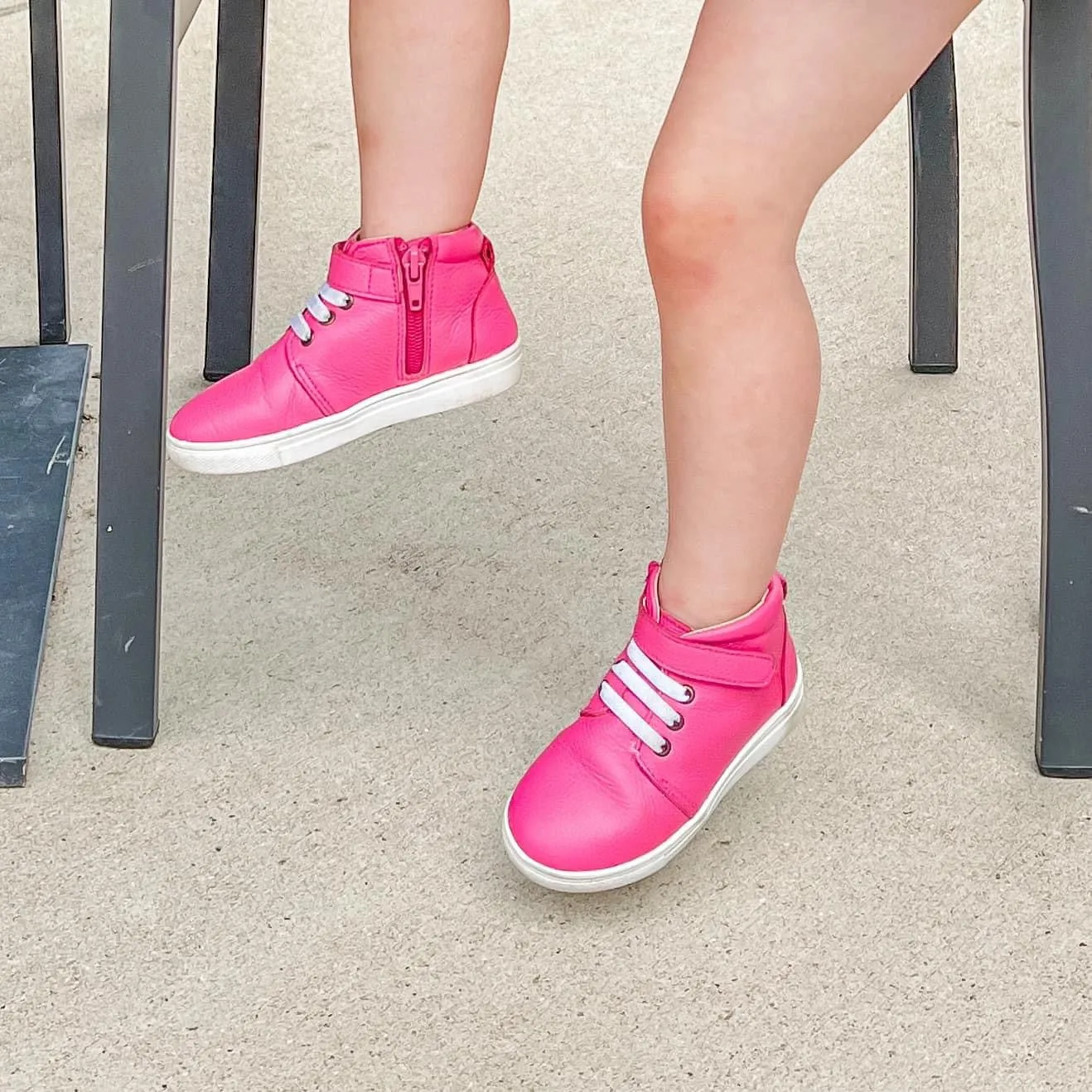 Pinky Promise High Top Sneaks