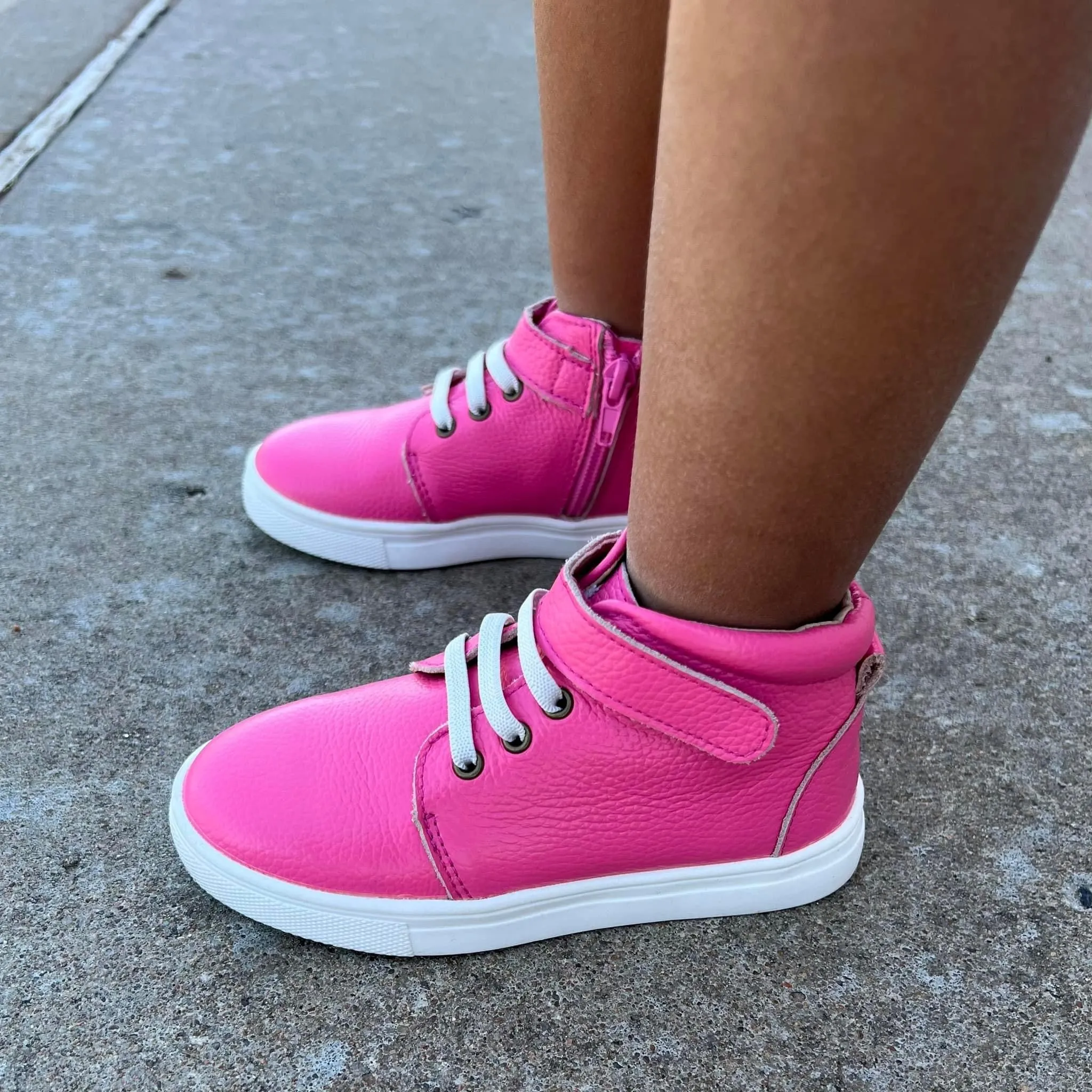 Pinky Promise High Top Sneaks