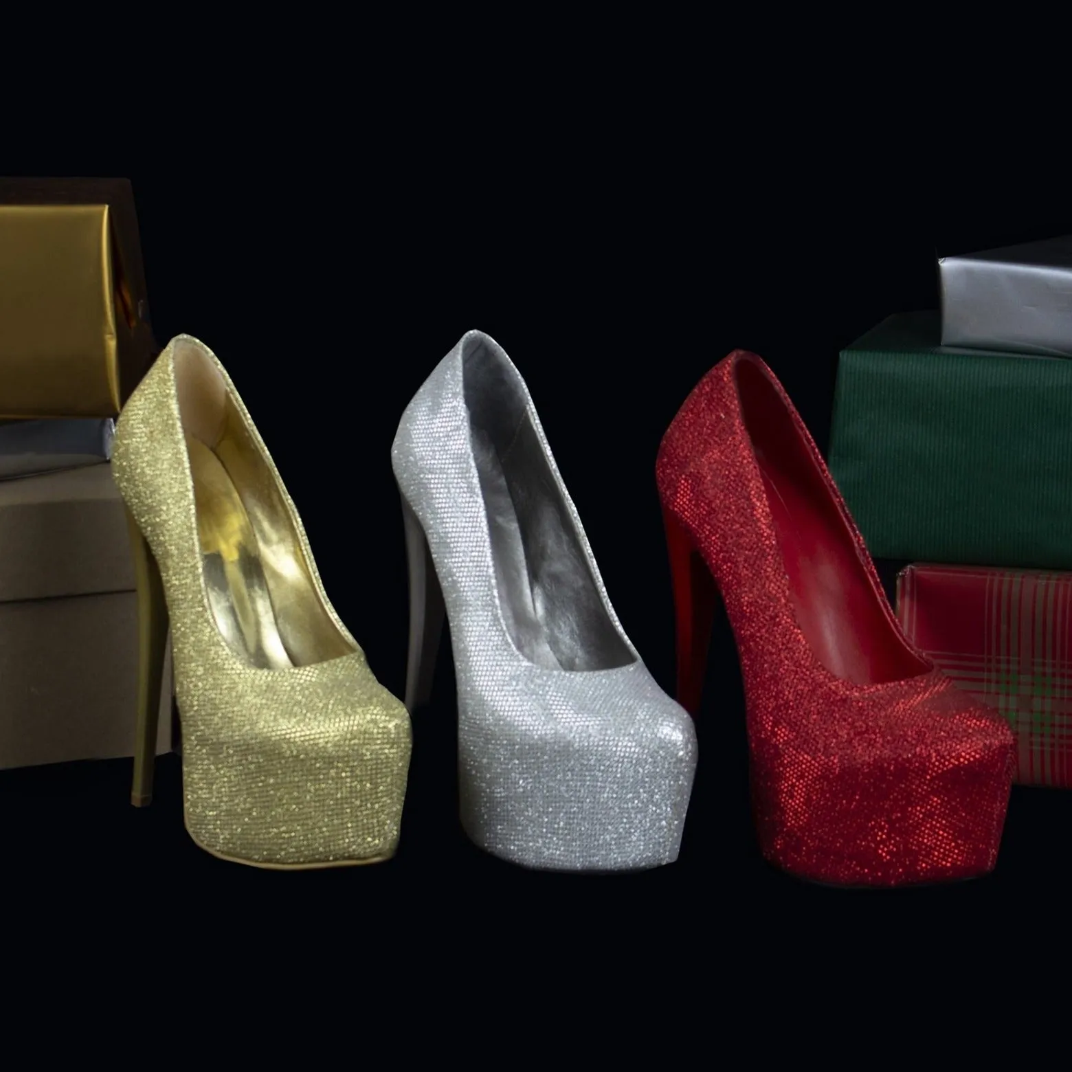 Sparkling High Heel Pumps