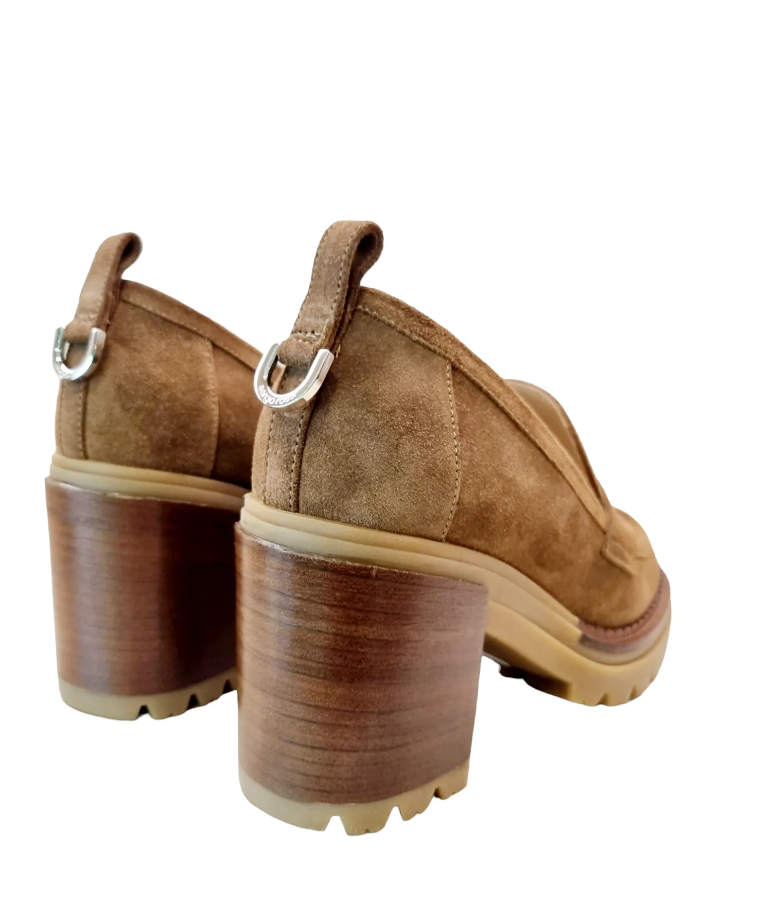 Sr Joan Tan Suede High Loafers