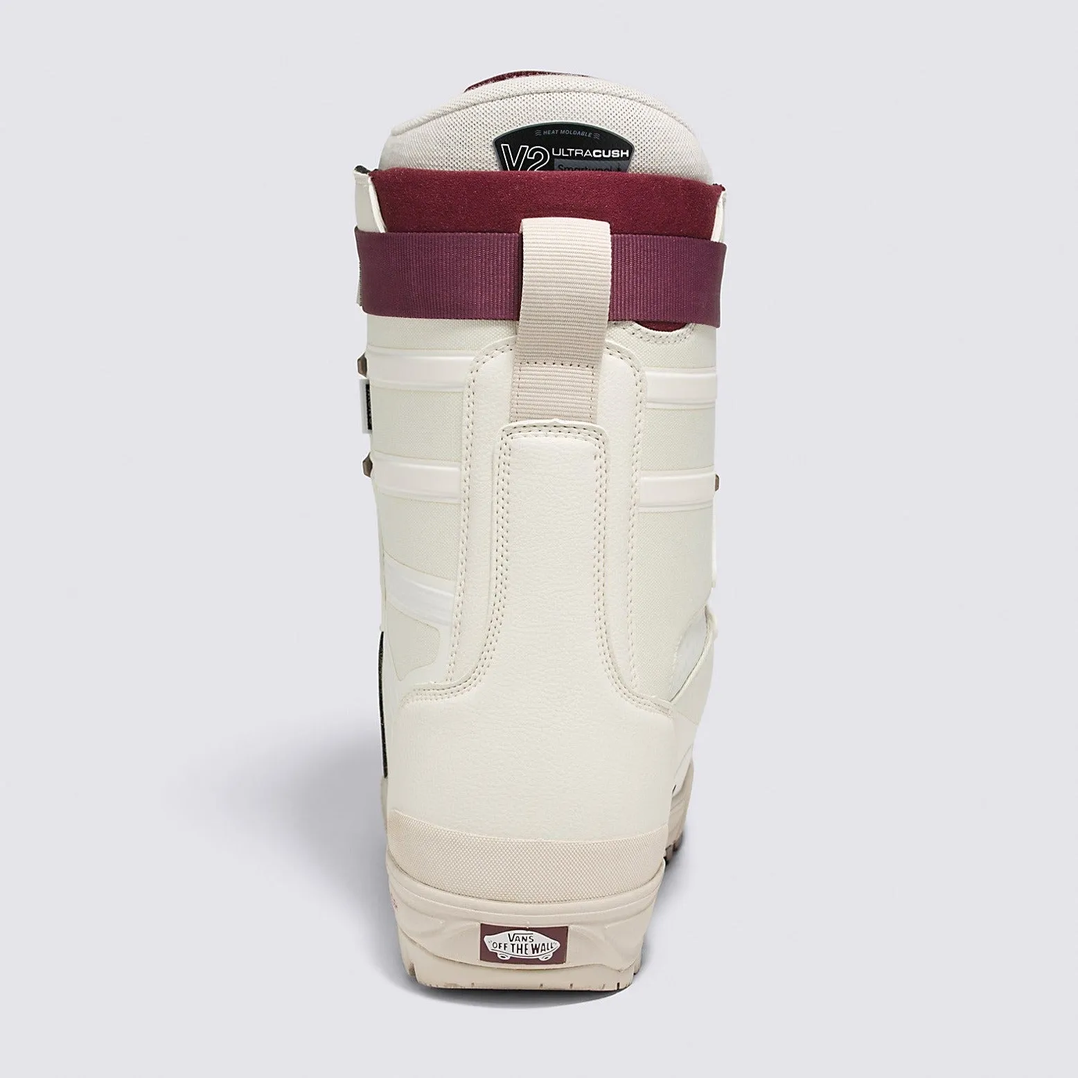 Vans Benny Urban Hi-Standard Pro Snowboard Boots - Marshmallow/Burgundy